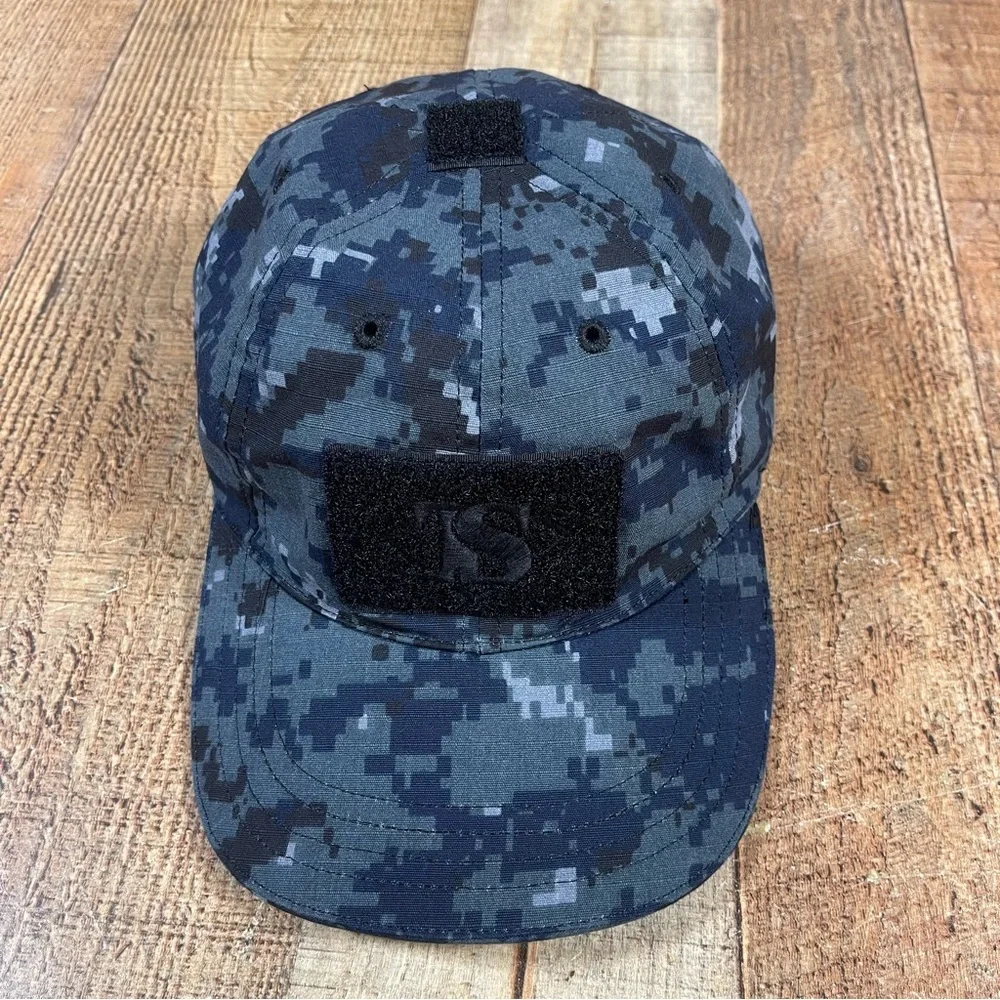 TruSpec Men's Digital Camo One Size Baseball Cap Hat Hook and Loop Outdoor